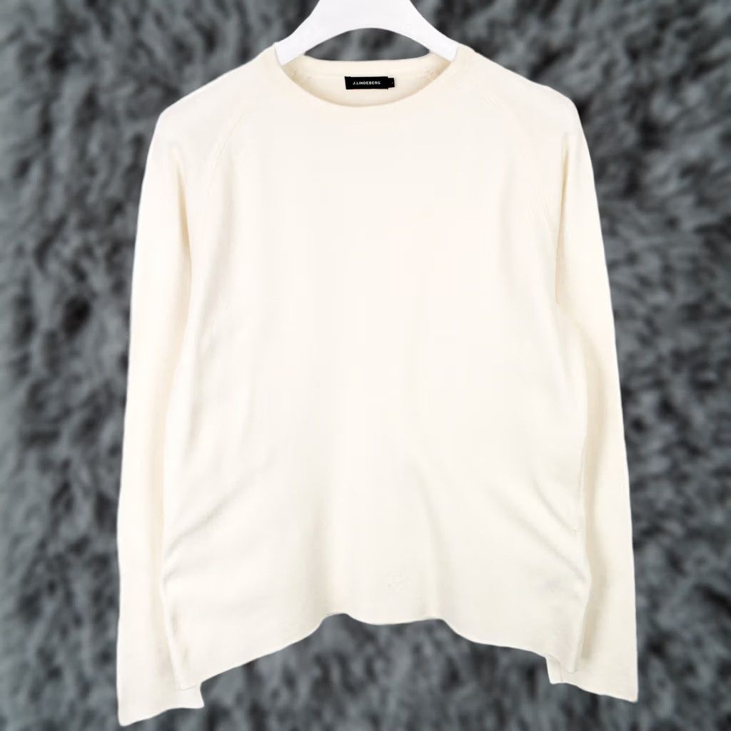J.Lindeberg J.Lindeberg Serge R-Neck Full Milano Jumper Men Large Pullover Tight Knit Shirt" Size US L / EU 52-54 / 3 - 1 Thumbnail