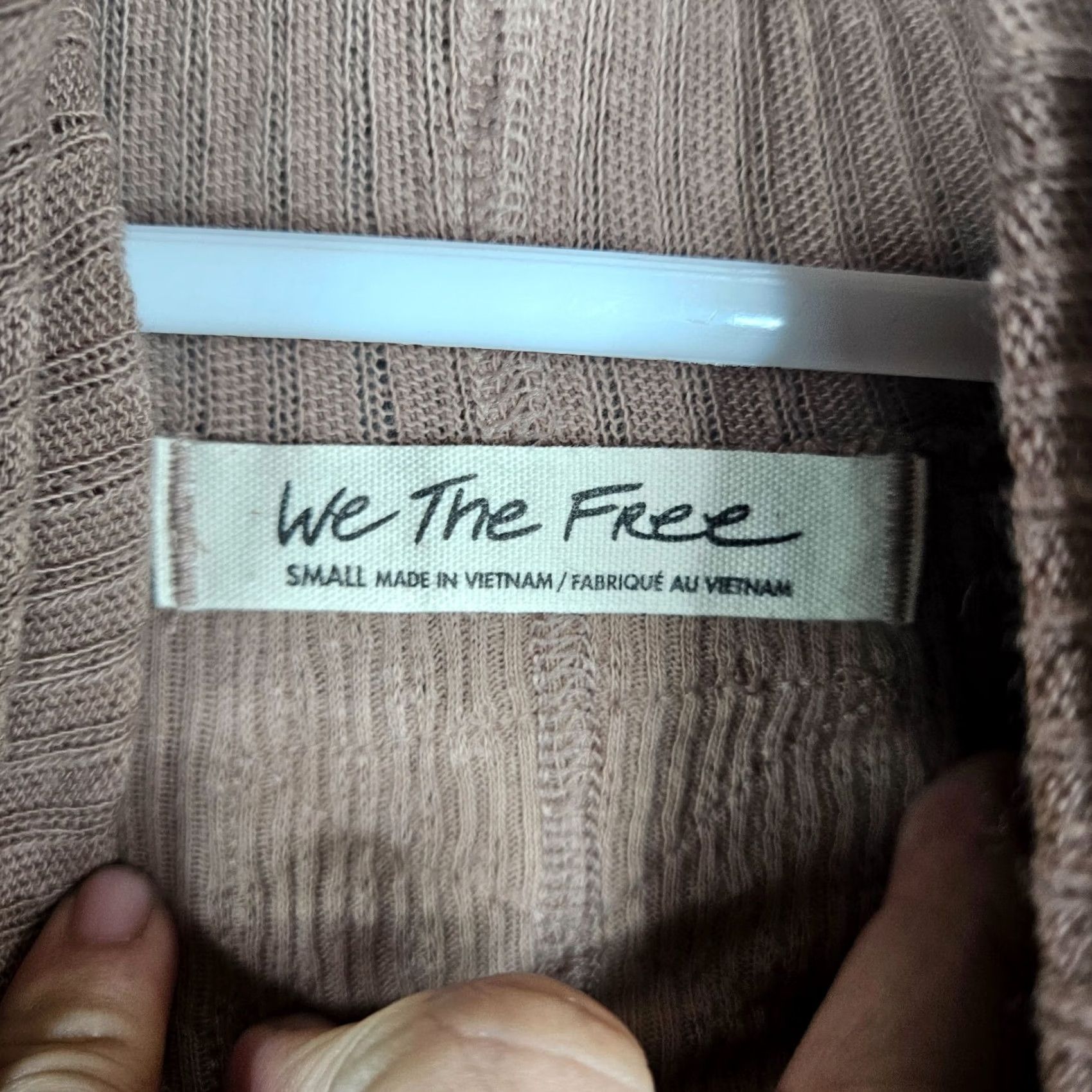 Vintage We The Free Women's Strawberry Roan Turtle Neck Ribbed Long Sleeve Top Sz S New Size S / US 4 / IT 40 - 4 Thumbnail