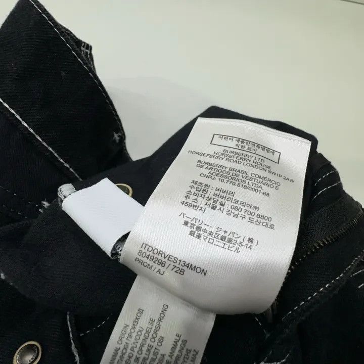 Burberry Burberry Burberry SS22 Black Straight-Leg Jeans-2507 Size US 30 / EU 46 - 5 Thumbnail