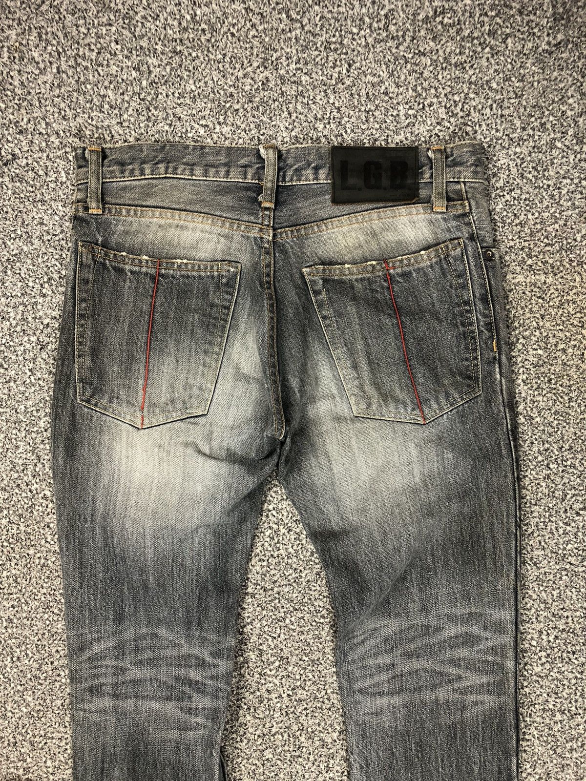 Hysteric Glamour Vintage Le Grande Bleu(L.G.B) Zipper Flare Jeans Size 32" / US 10 / IT 46 - 14 Thumbnail