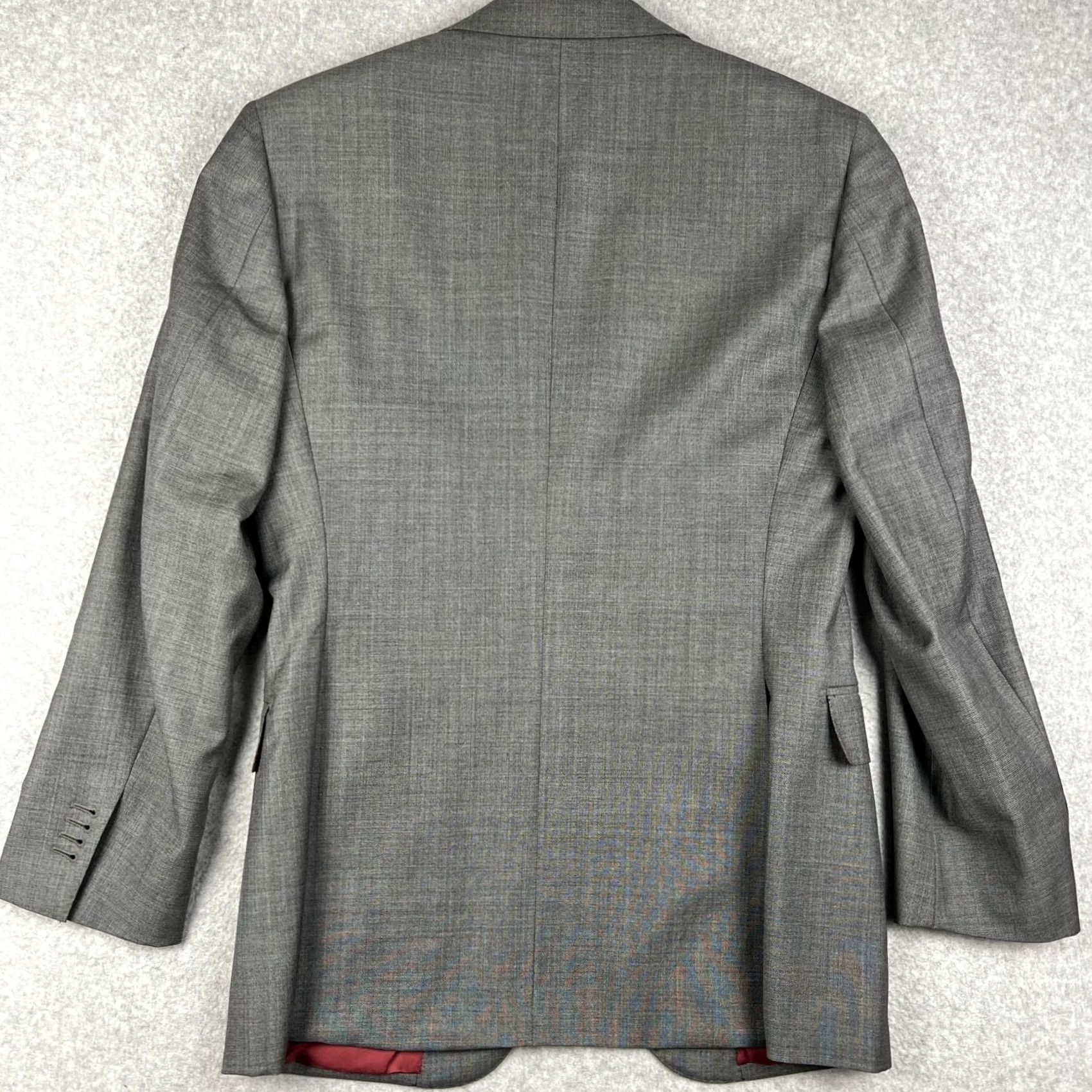Suitsupply Suitsupply Coat Mens 40 Gray Perennial Wool Suit Blazer Pants Set 40L 32x32 Grey Size 40R - 3 Thumbnail