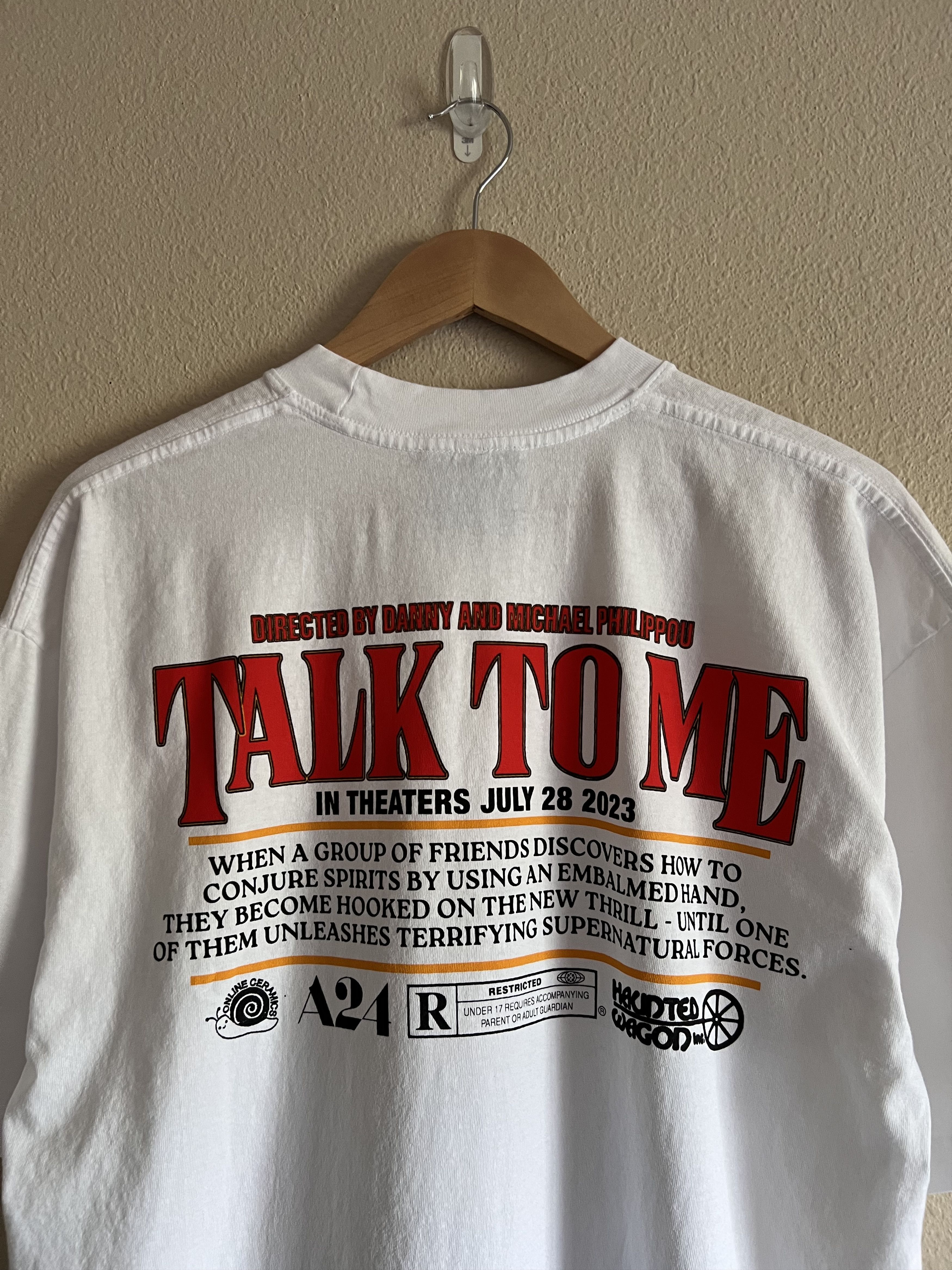Online Ceramics A24 Talk to Me Demonic Nightmare Tee