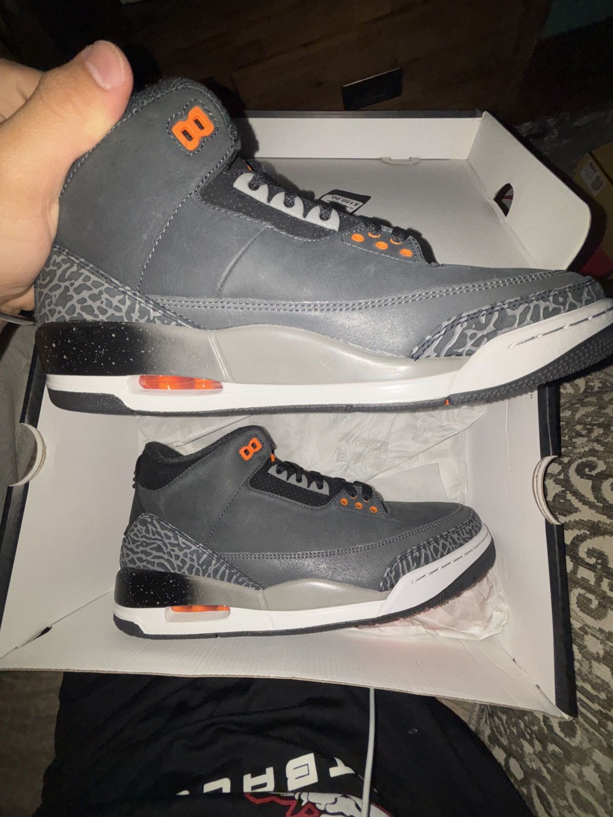 Jordan Brand Jordan 3 Retro “Fear Pack” (2023) Size US 10.5 / EU 43-44 - 2 Thumbnail
