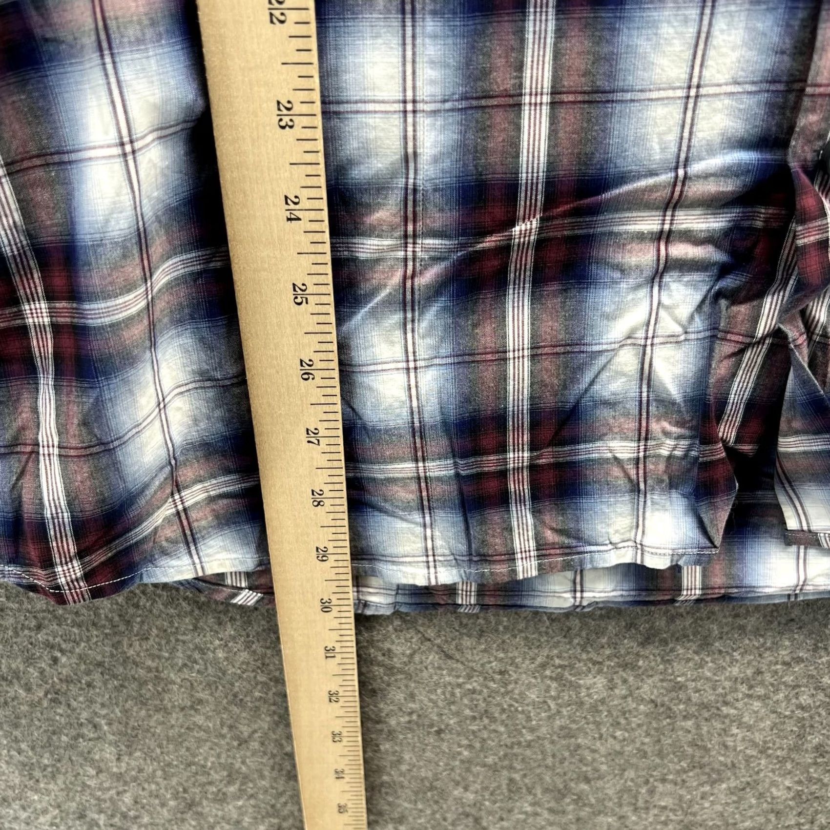 Banana Republic VINTAGE Banana Republic Shirt Men XL Red Blue Plaid Casual Button Down Vtg Size US XL / EU 56 / 4 - 4 Thumbnail