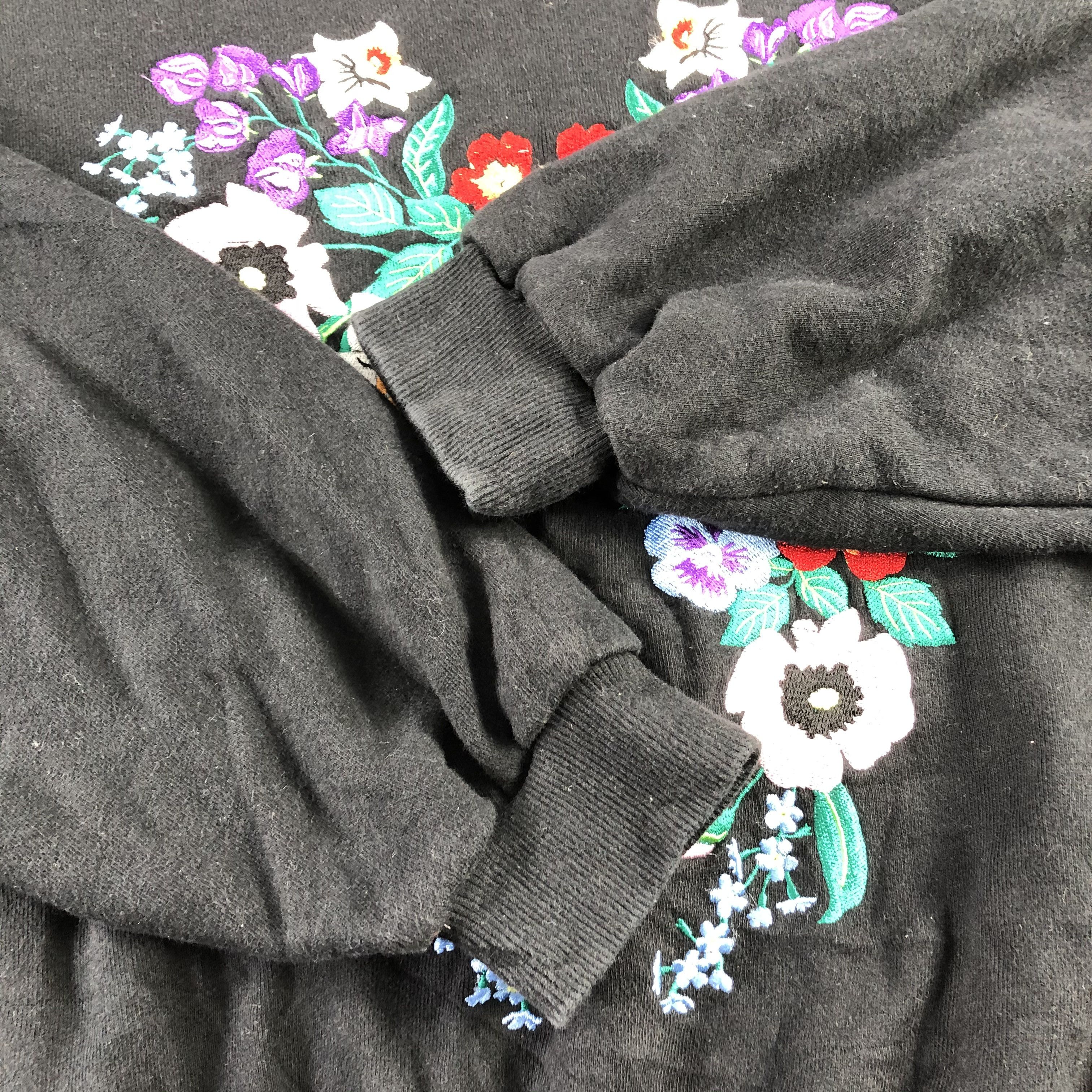 Japanese Brand Jouetie Embroidered Flower Sweatshirt F211 Size US M / EU 48-50 / 2 - 4 Thumbnail