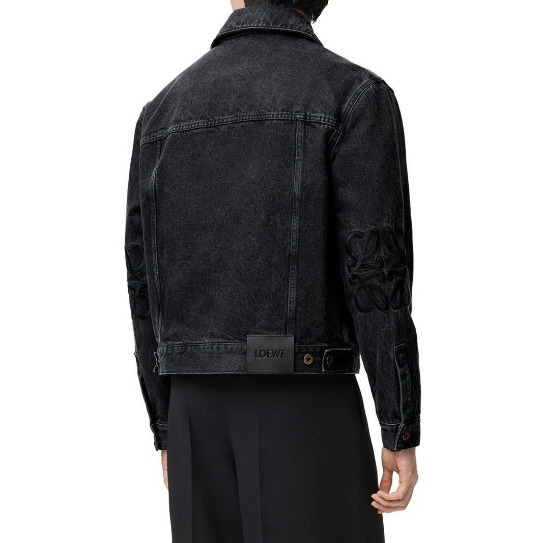 Loewe LOEWE Anagram Black Denim Jacket New & Authentic (Men's size Size US L / EU 52-54 / 3 - 2 Thumbnail