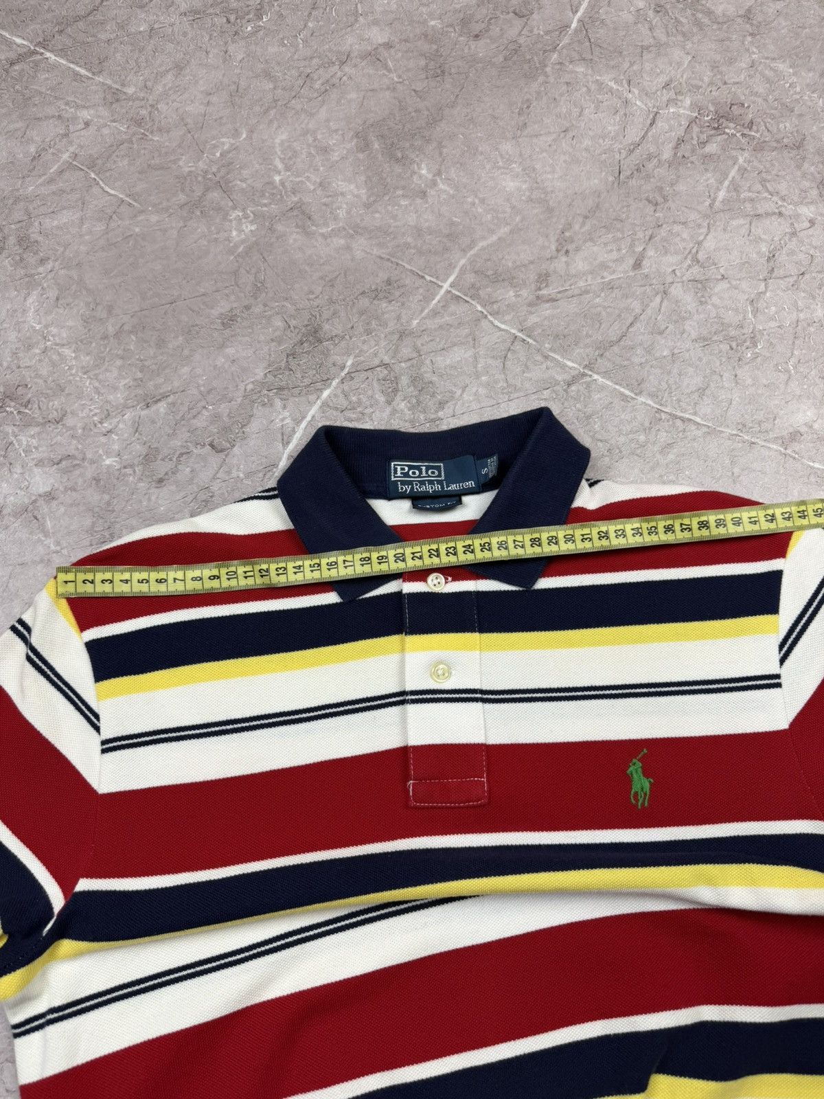 Polo Ralph Lauren Vintage 90s Y2K Polo Ralph Lauren Striped Polo Shirt Size US S / EU 44-46 / 1 - 9 Thumbnail