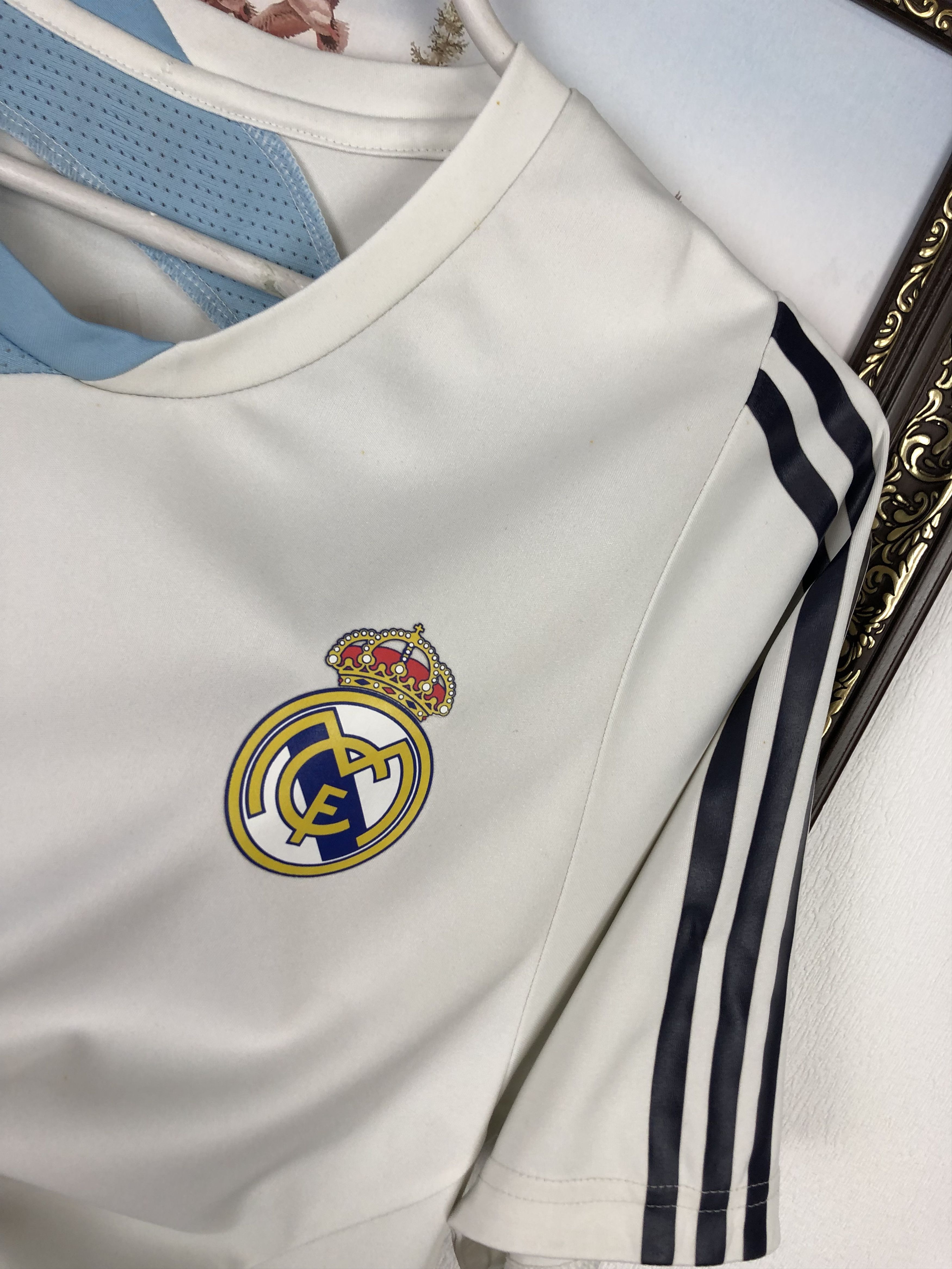Adidas Vintage Adidas Real Madrid Football Shirt Soccer Tee Hype Size US M / EU 48-50 / 2 - 3 Thumbnail