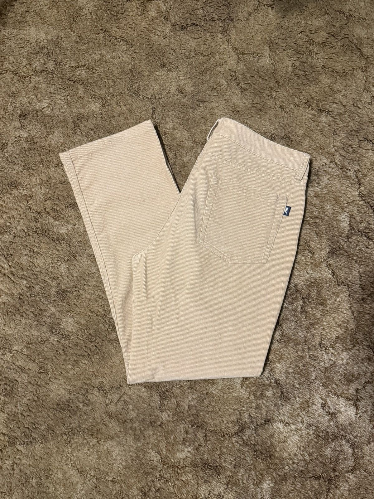 Vineyard Vines Vineyard Vines Mens Beige Corduroy Five Pocket Pants 33 x 32 Size US 33 - 1 Thumbnail
