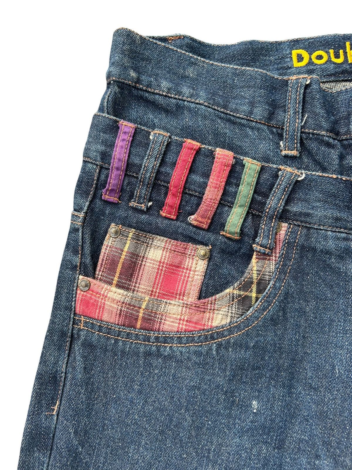 Kapital Flare Double Waist Punk Bondage Japanese Style Denim Jeans Size US 32 / EU 48 - 9 Thumbnail