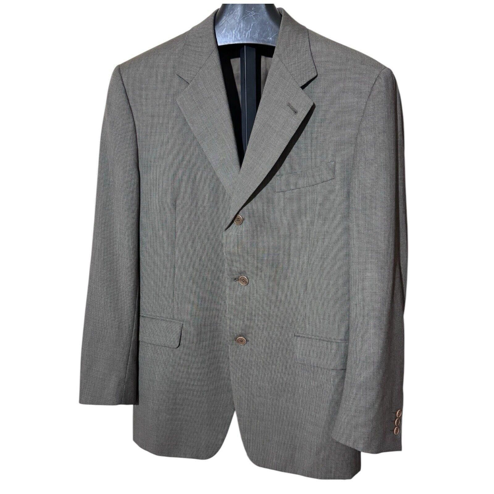 Canali Canali Gray Check 3 Button Sport Coat Jacket Sz 50 R NEW Size 38R - 4 Thumbnail