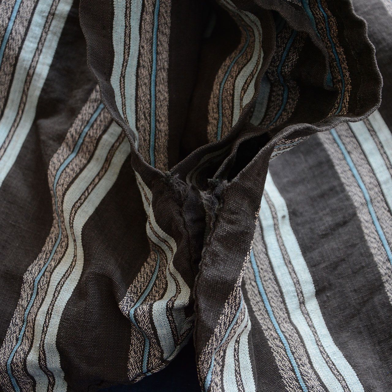 Other Noragi Jacket Vintage Japan Black Stripe Cotton Size US L / EU 52-54 / 3 - 5 Thumbnail