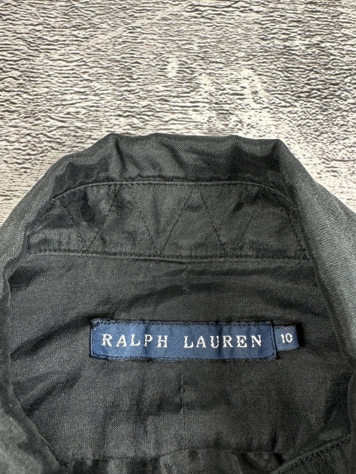 Ralph Lauren Polo Ralph Lauren Silk Pocket Dress Luxury Shirt Blouse Size L / US 10 / IT 46 - 8 Thumbnail