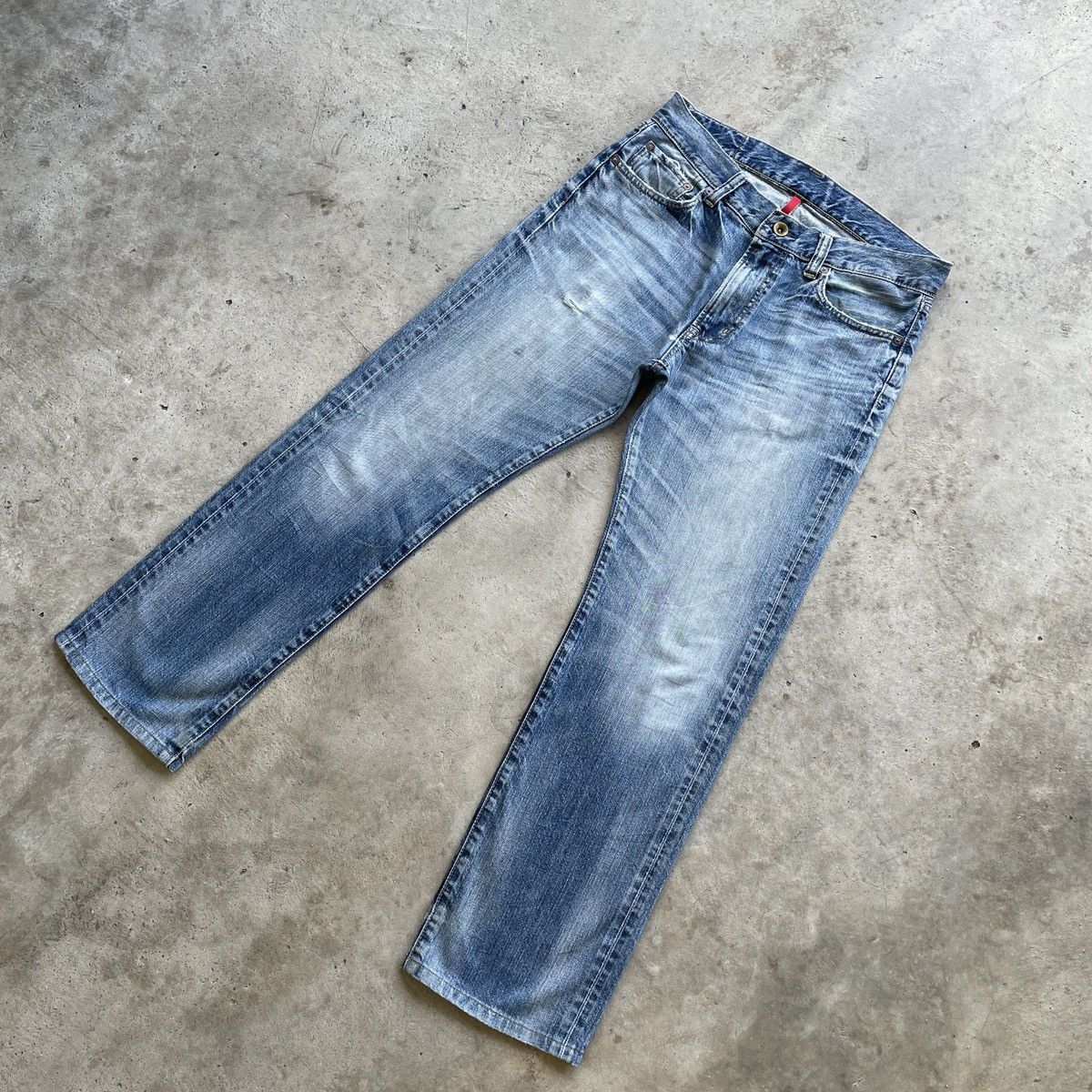 Japanese Brand Vintage Faded Japanese Brand Jeans Denim Pants W32x29.5 Size US 32 / EU 48 - 2 Thumbnail