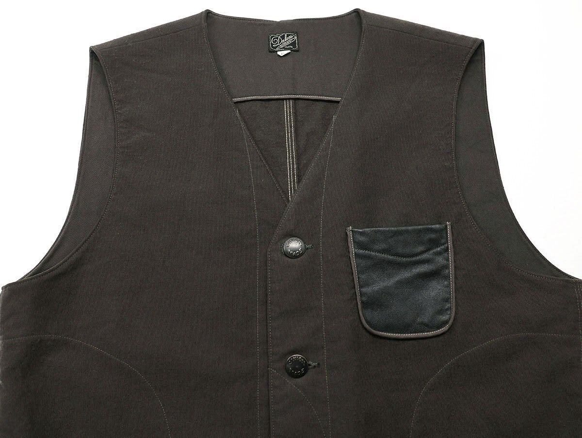 Vintage Dalees Buckleback Repro Leather patch pockets vest Size US M / EU 48-50 / 2 - 3 Thumbnail