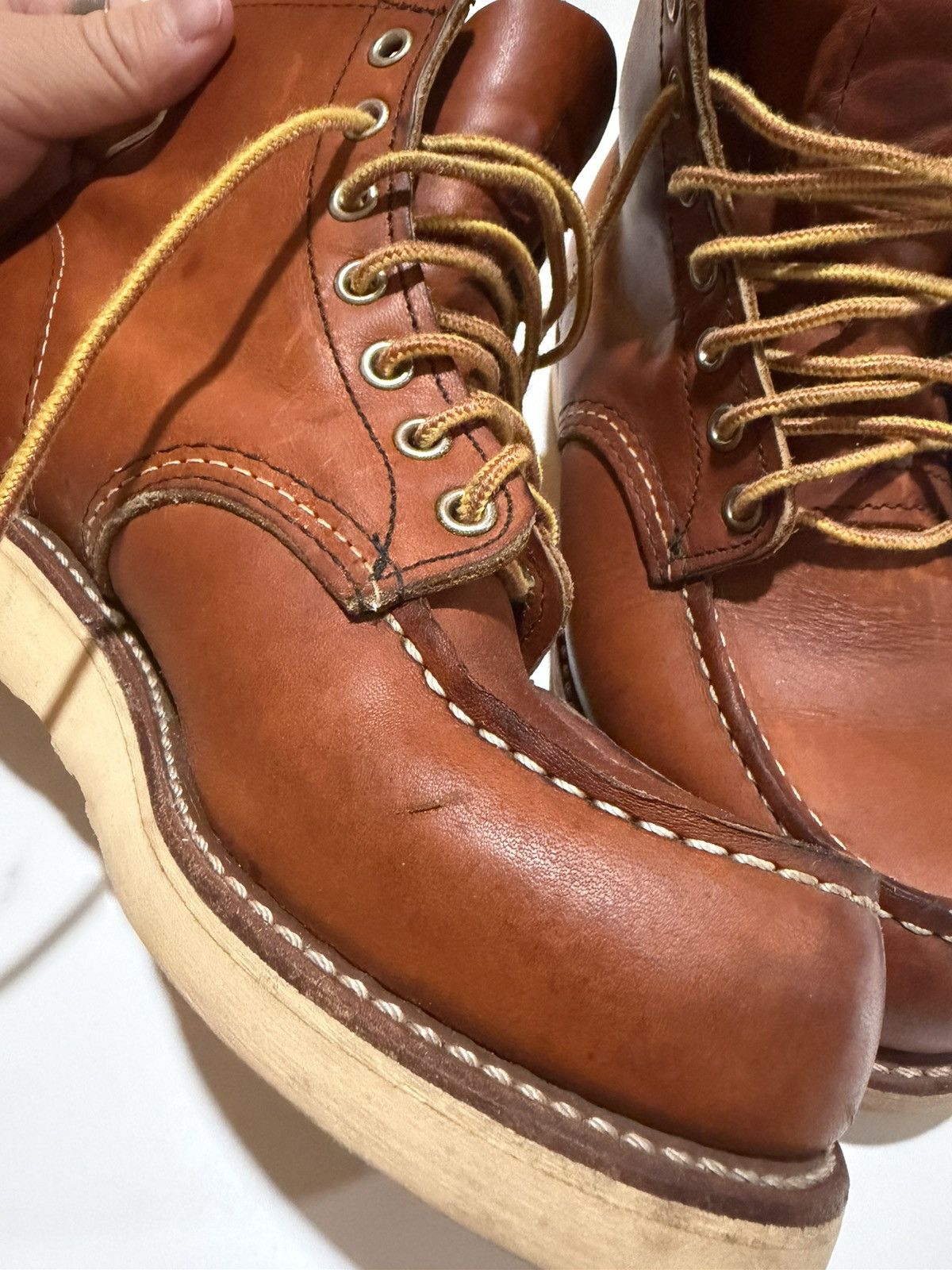 Red Wing Red Wing 875 5.5D Heritage Classic Moc Toe Boots Size US 5.5 / EU 38 - 4 Thumbnail