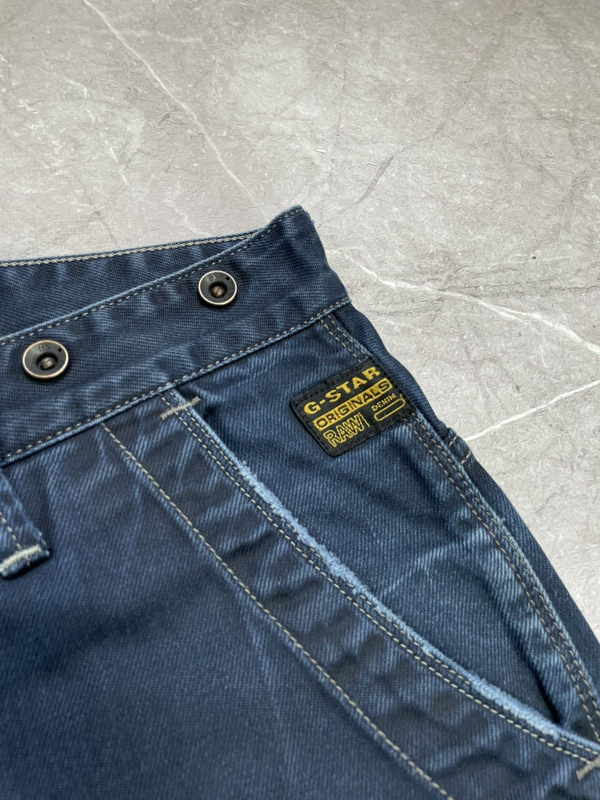 G-Star G star raw wide leg baggy double knee jeans pants y2k Size US 33 - 6 Thumbnail
