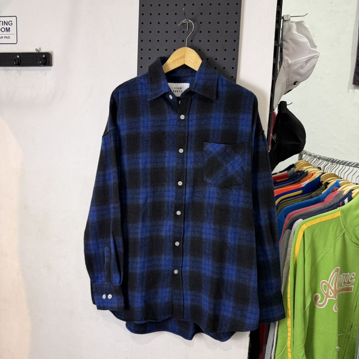 Japanese Brand AVAN DRESS wool flannel plaid veterano Size US XL / EU 56 / 4 - 3 Thumbnail