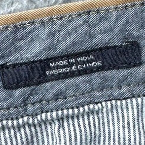 Vintage Wallin Bros. Mens Khakis Chino Pants Tan 38X30 Straight Leg Flat Front Pockets Size US 38 / EU 54 - 5 Thumbnail