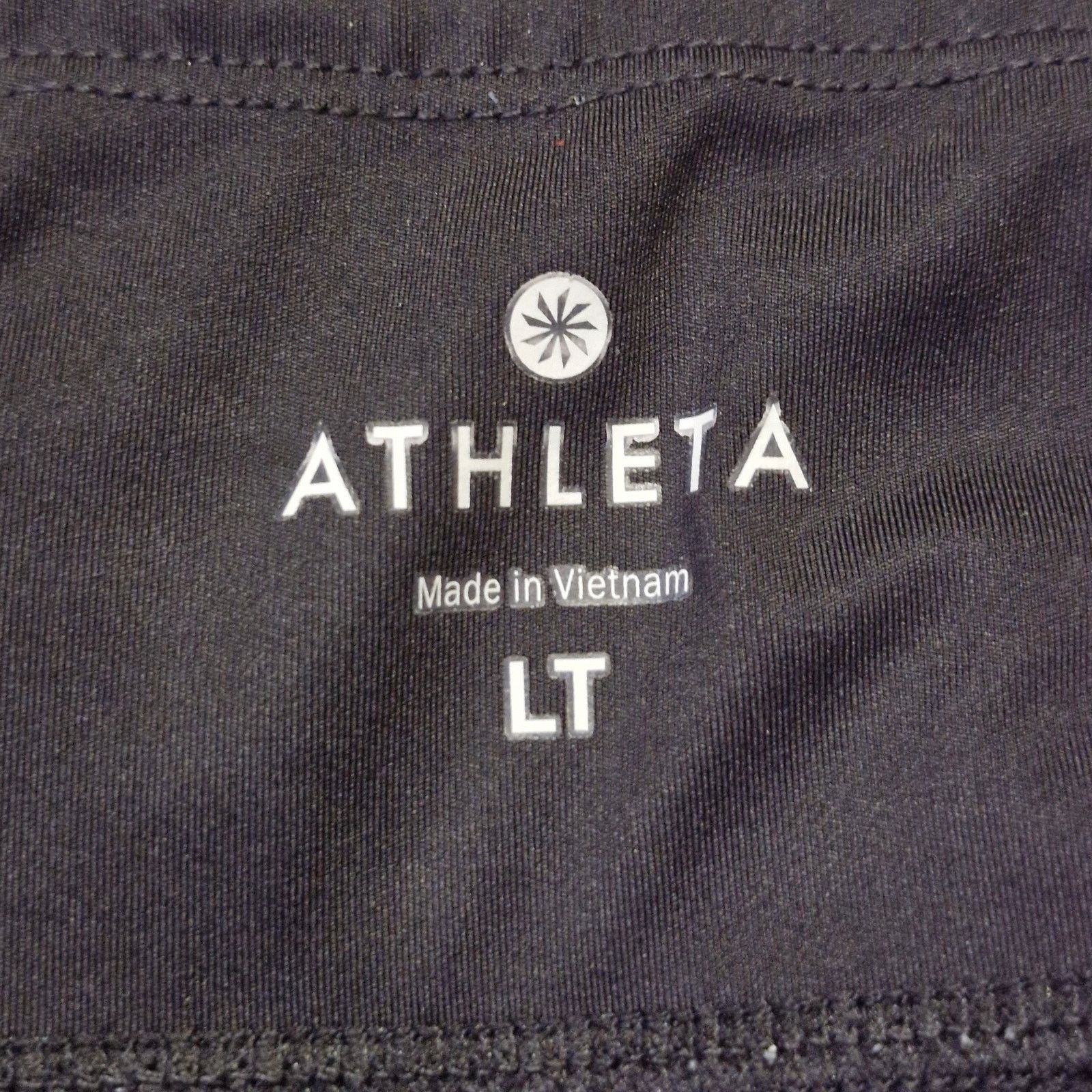 Athleta Athleta Sonar Spliced Leggings Women’s LT Black Blue Yellow Size US 34 / EU 50 - 2 Thumbnail