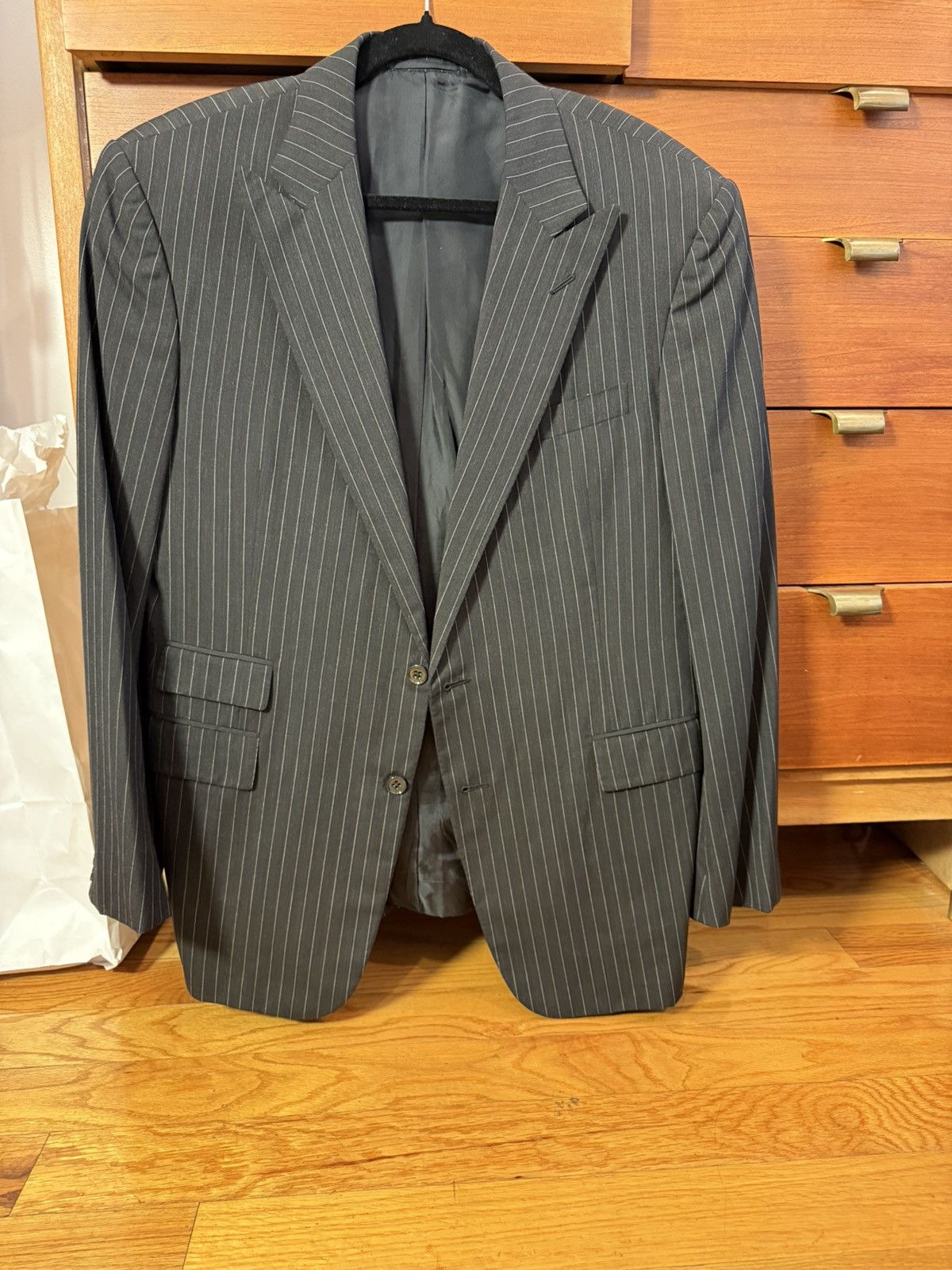 Ralph Lauren Purple Label RLPL stripe blazer Size 40R - 1 Thumbnail