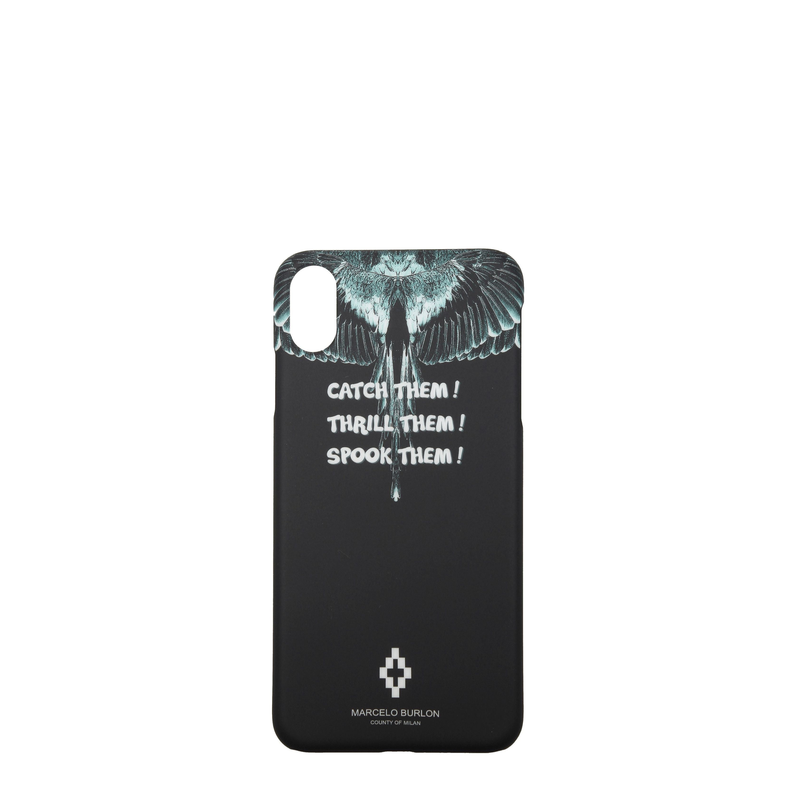 Marcelo Burlon Marcelo Burlon IPhone Covers Men Plastic Black Size ONE SIZE - 1 Preview