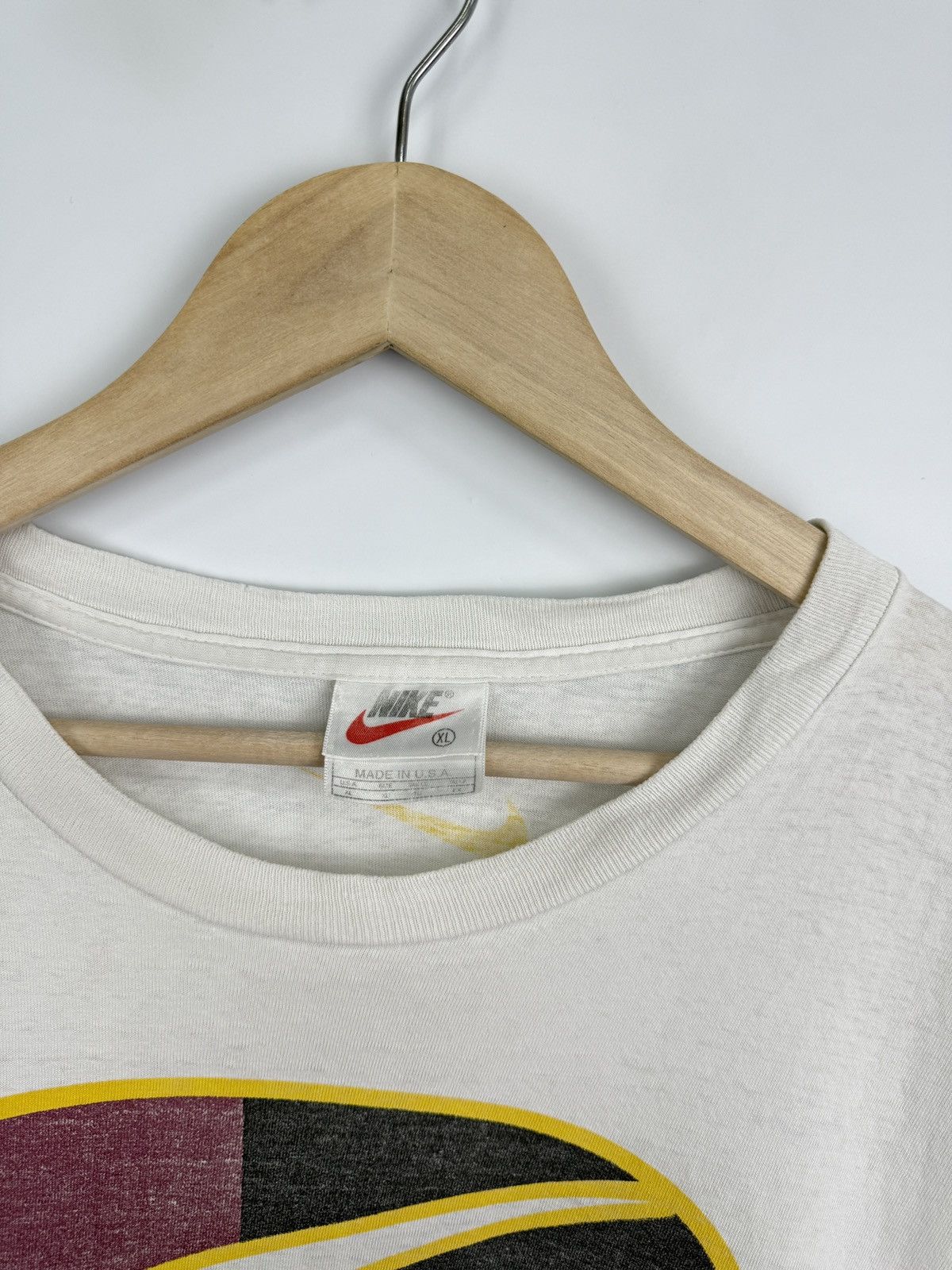 Nike × Vintage 🇺🇸 Vintage 90s Nike Made in USA Y2K T-Shirt Rare Retro Hype Size US XL / EU 56 / 4 - 5 Thumbnail