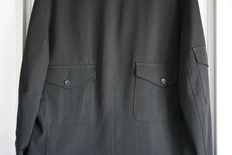 Yohji Yamamoto Yohji Yamamoto size 1 17ss multi-pocket zipper long suit 25 Size 38R - 6 Thumbnail