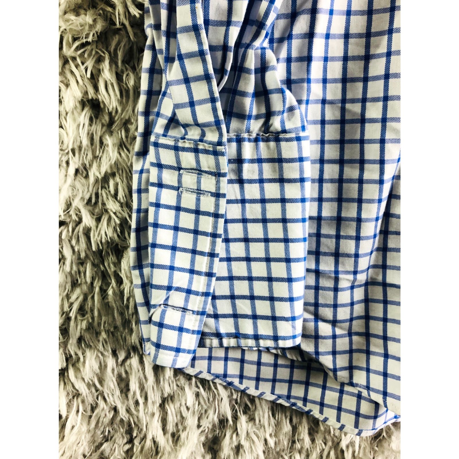 Charles Tyrwhitt Charles T Mens Shirt Button-Up Classic Blue Striped Long Sleeve 18 35 Button-Down Collared Shirt Men Regular Size US XXL / EU 58 / 5 - 2 Thumbnail