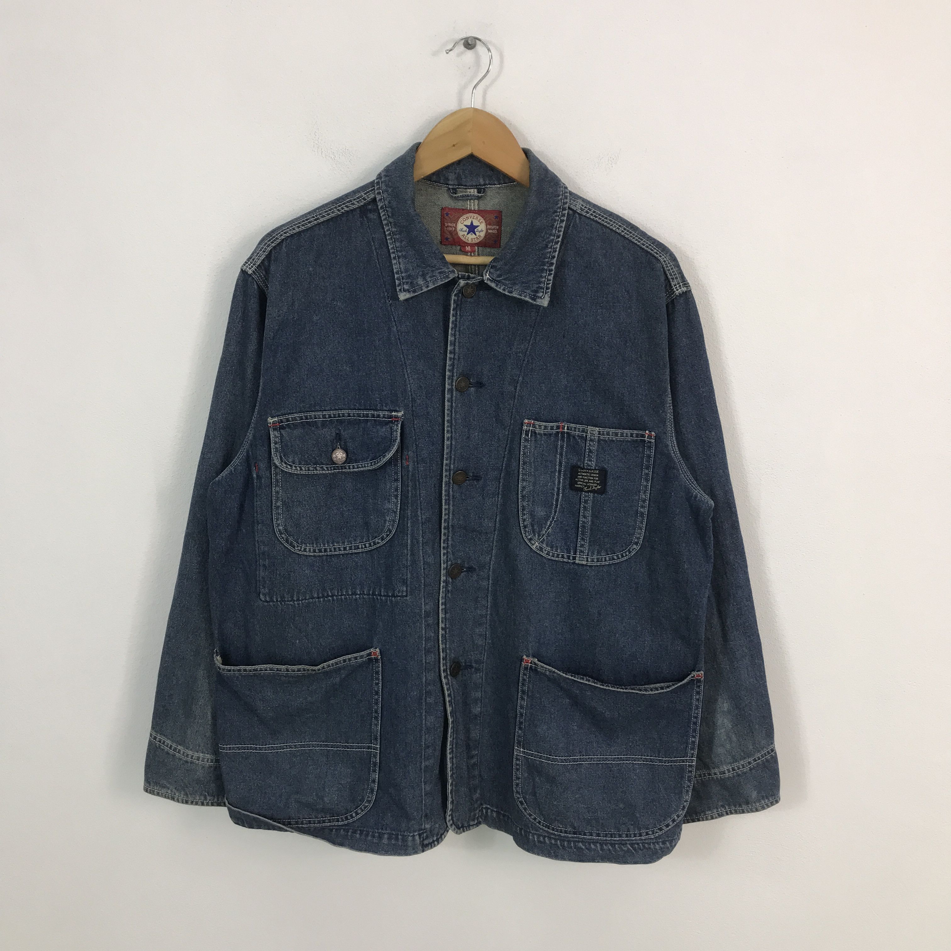 Converse converse all star chore denim jacket Size US M / EU 48-50 / 2 - 1 Thumbnail
