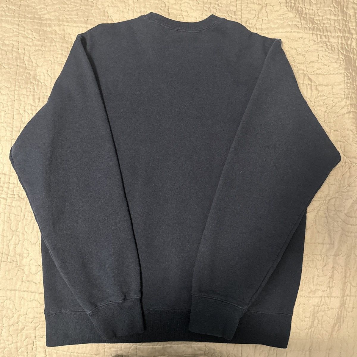 Supreme Supreme Underline Navy Crewneck Size US L / EU 52-54 / 3 - 6 Thumbnail