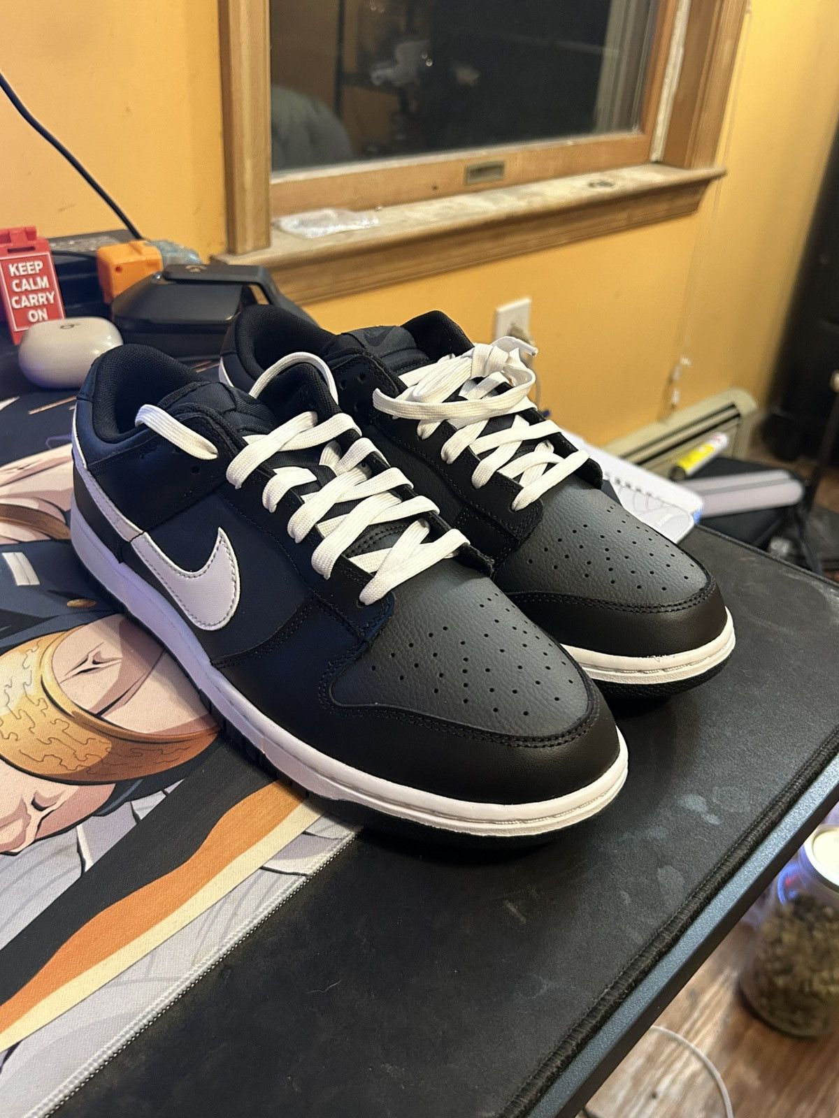 Nike Nike dunk low black white Size US 10.5 / EU 43-44 - 1 Thumbnail
