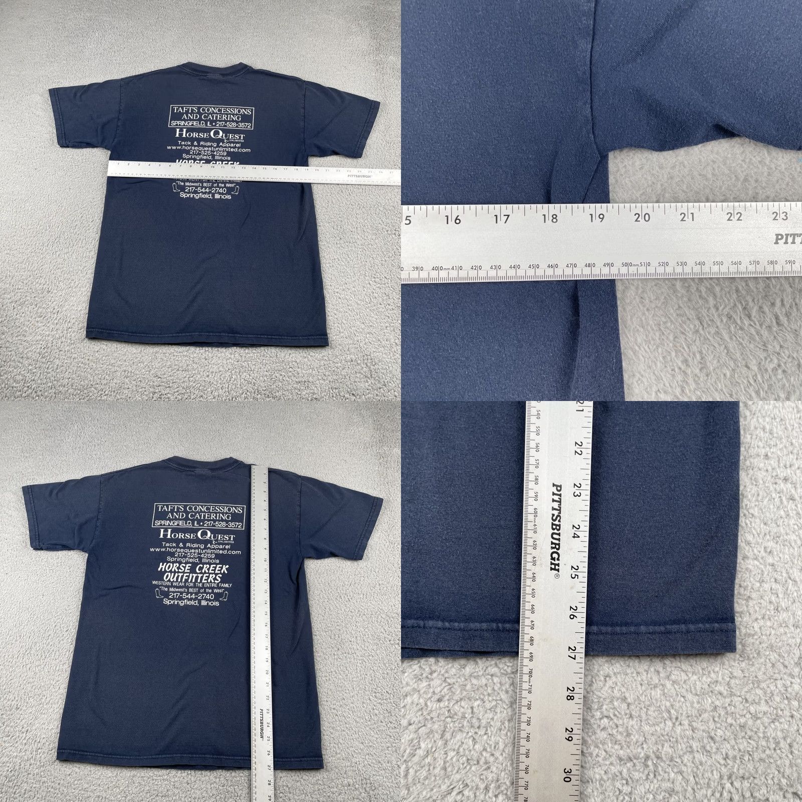 Gildan VINTAGE Gildan Blue T Shirt 2006 Illinois State Fair Junior Horse Show Y2K Medium Mens Size US M / EU 48-50 / 2 - 9 Thumbnail