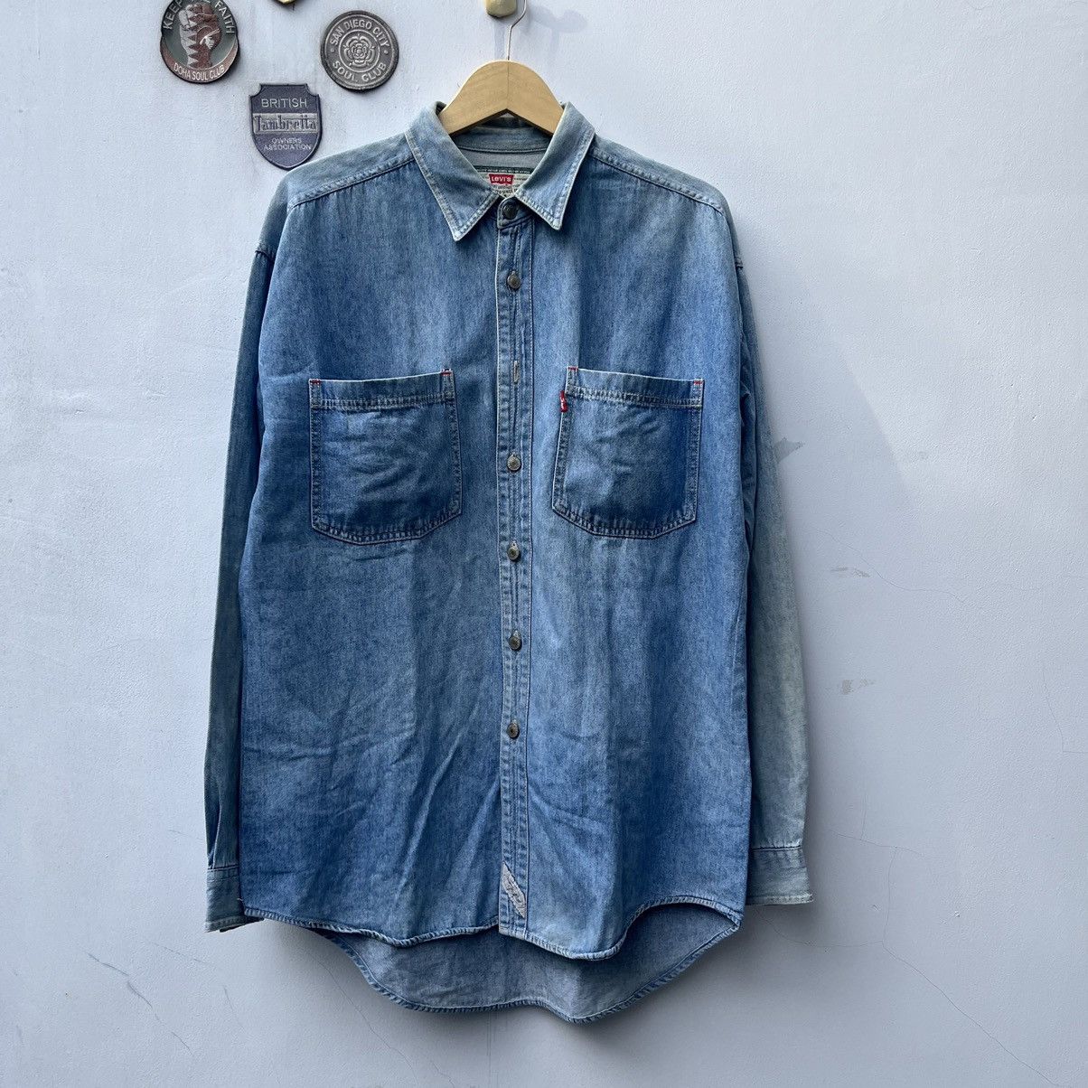 Levi's × Levi's Made & Crafted × Levi's Vintage Clothing Vintage levis Signature chambray blue jeans denim long sleev Size US L / EU 52-54 / 3 - 3 Thumbnail
