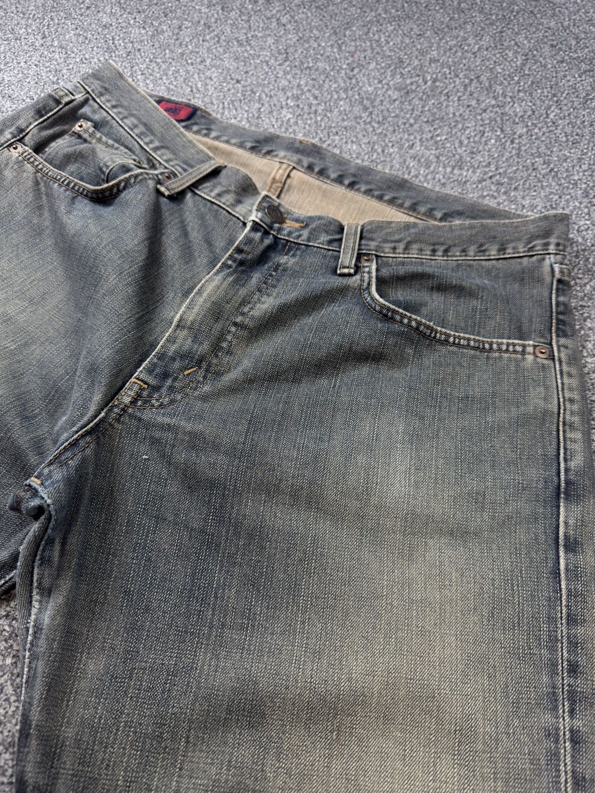 Kapital Vintage 90s Baggy Black Faded Rusty Edwin 503 Denim Jeans Size US 36 / EU 52 - 3 Thumbnail