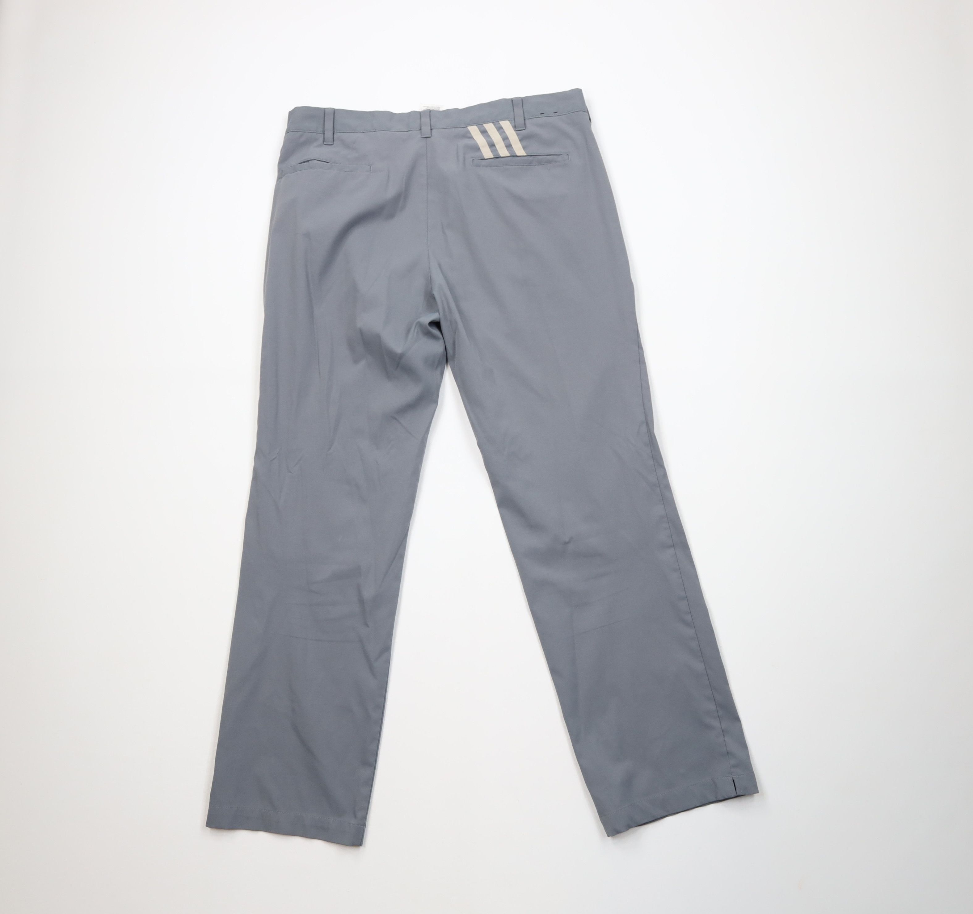 Adidas Adidas Golf Distressed Spell Out Golfing Chino Pants Gray Size US 34 / EU 50 - 10 Thumbnail