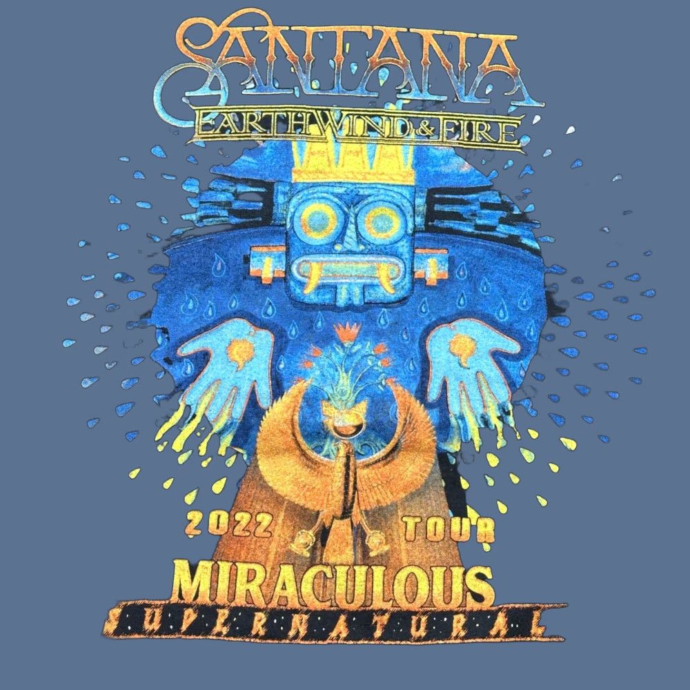 Vintage VINTAGE Carlos Santana Shirt Womens 2X Earth Wind Fire Miraculous Supernatural Tour 2022 Size XXL / US 16-18 / IT 52-54 - 1 Thumbnail