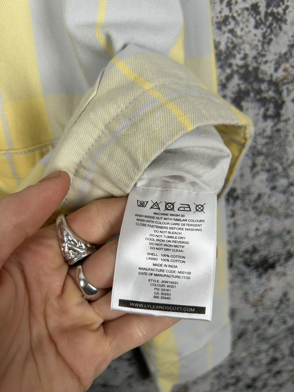 Lyle & Scott Lyle & Scott Checkered Light Jacket Streetwear Avantgarde Size US XL / EU 56 / 4 - 7 Thumbnail