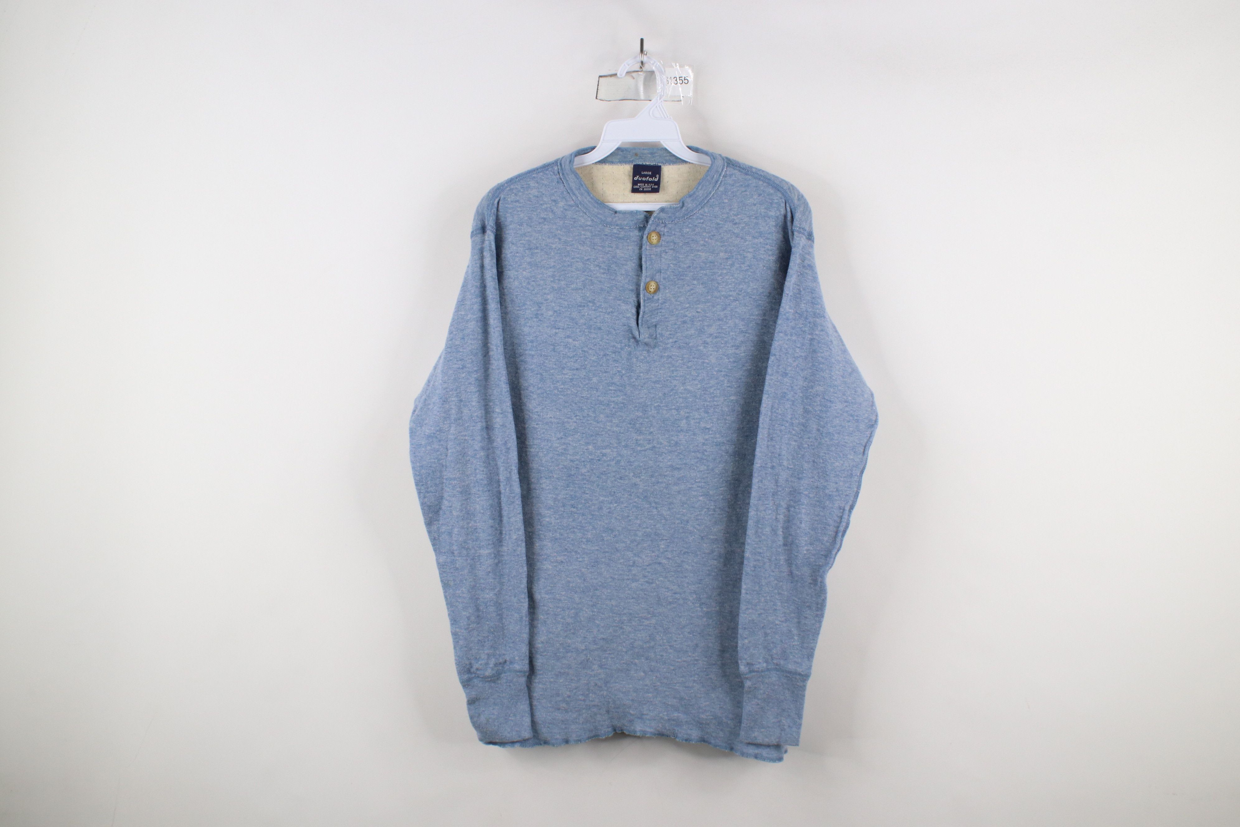 Vintage Vintage 70s Streetewar Wall Thermal Henley T-Shirt USA Size US L / EU 52-54 / 3 - 1 Thumbnail