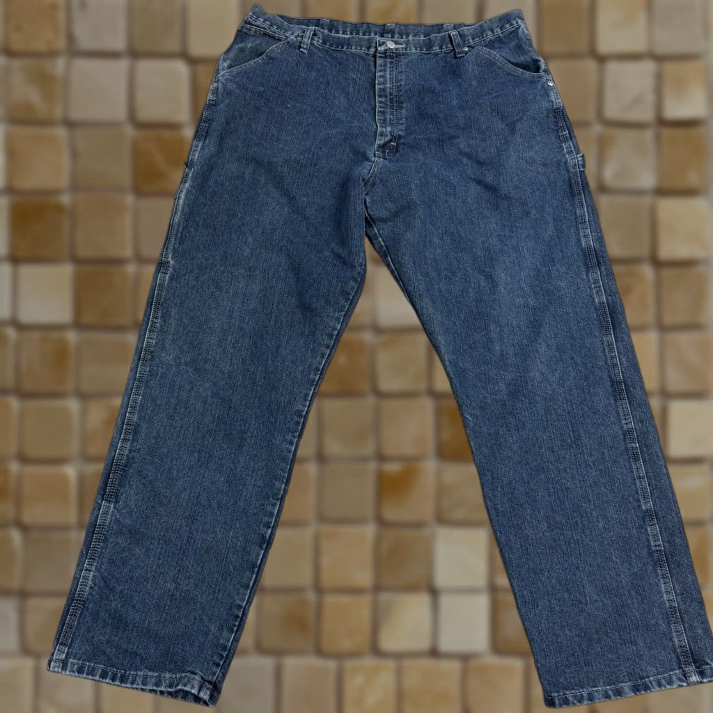 Wrangler VINTAGE Wrangler Carpenter Jeans Men’s 40x32 Blue High Rise Regular 32 Inseam Jeans Shorts? Size US 40 / EU 56 - 1 Thumbnail