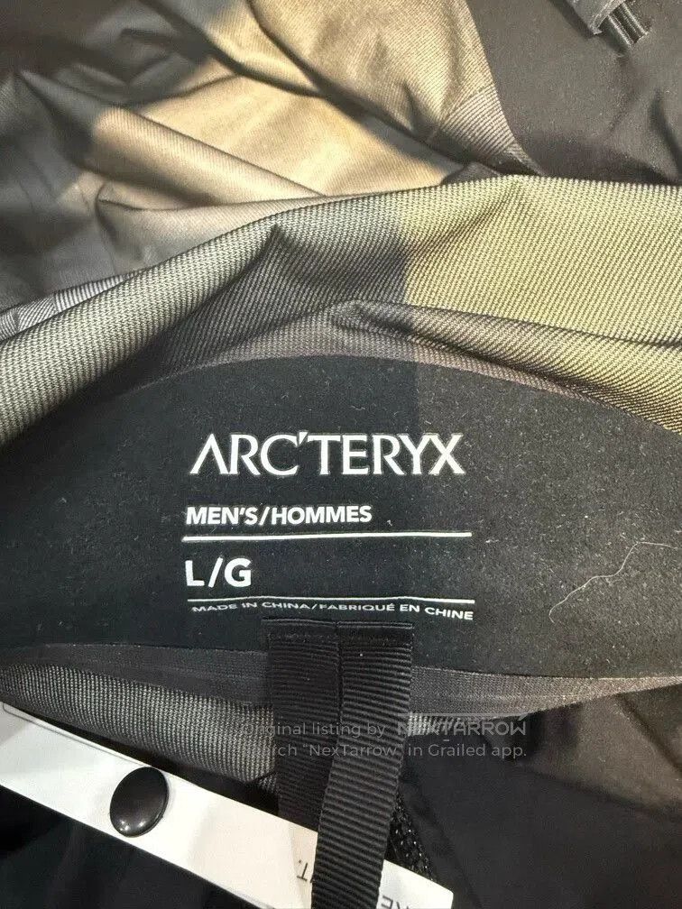 Arc'teryx Arc'teryx Men's Black Hooded Jacket L. Size US L / EU 52-54 / 3 - 5 Thumbnail