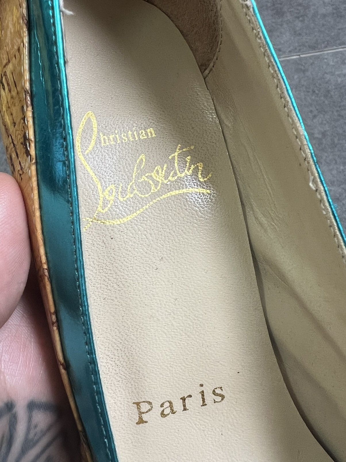 Christian Louboutin × Vintage Vintage Christian Louboutin spikes rare heels Size US 6 / IT 36 - 3 Thumbnail