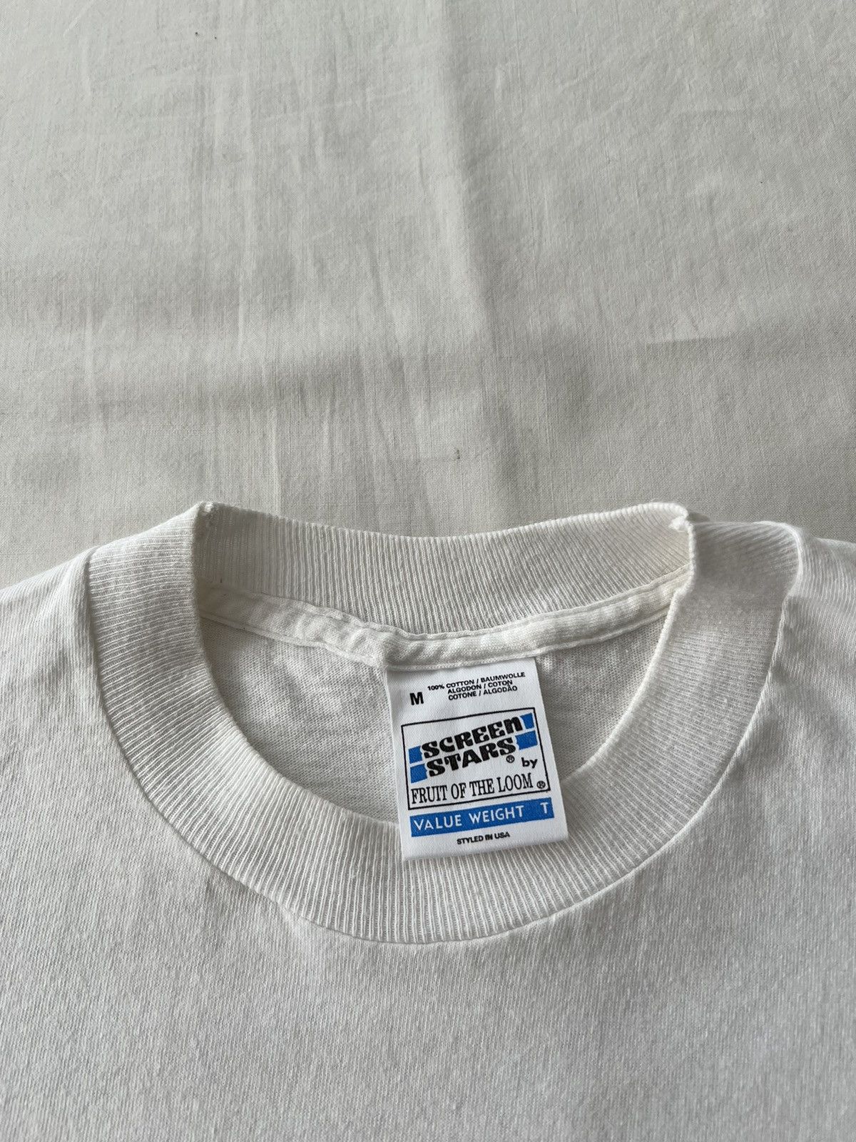 Band Tees Vintage 90s Peter Andre Pop Music White T-shirt Size US M / EU 48-50 / 2 - 11 Thumbnail