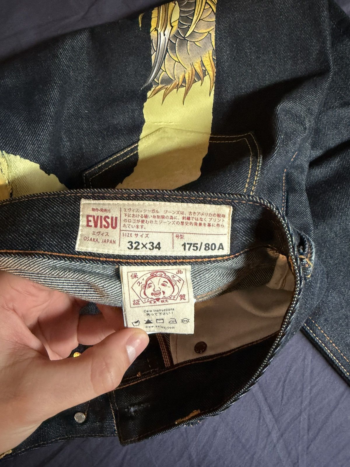 Evisu Evisu Dragon Daicock Jeans Size 32x34 Size US 32 / EU 48 - 2 Thumbnail