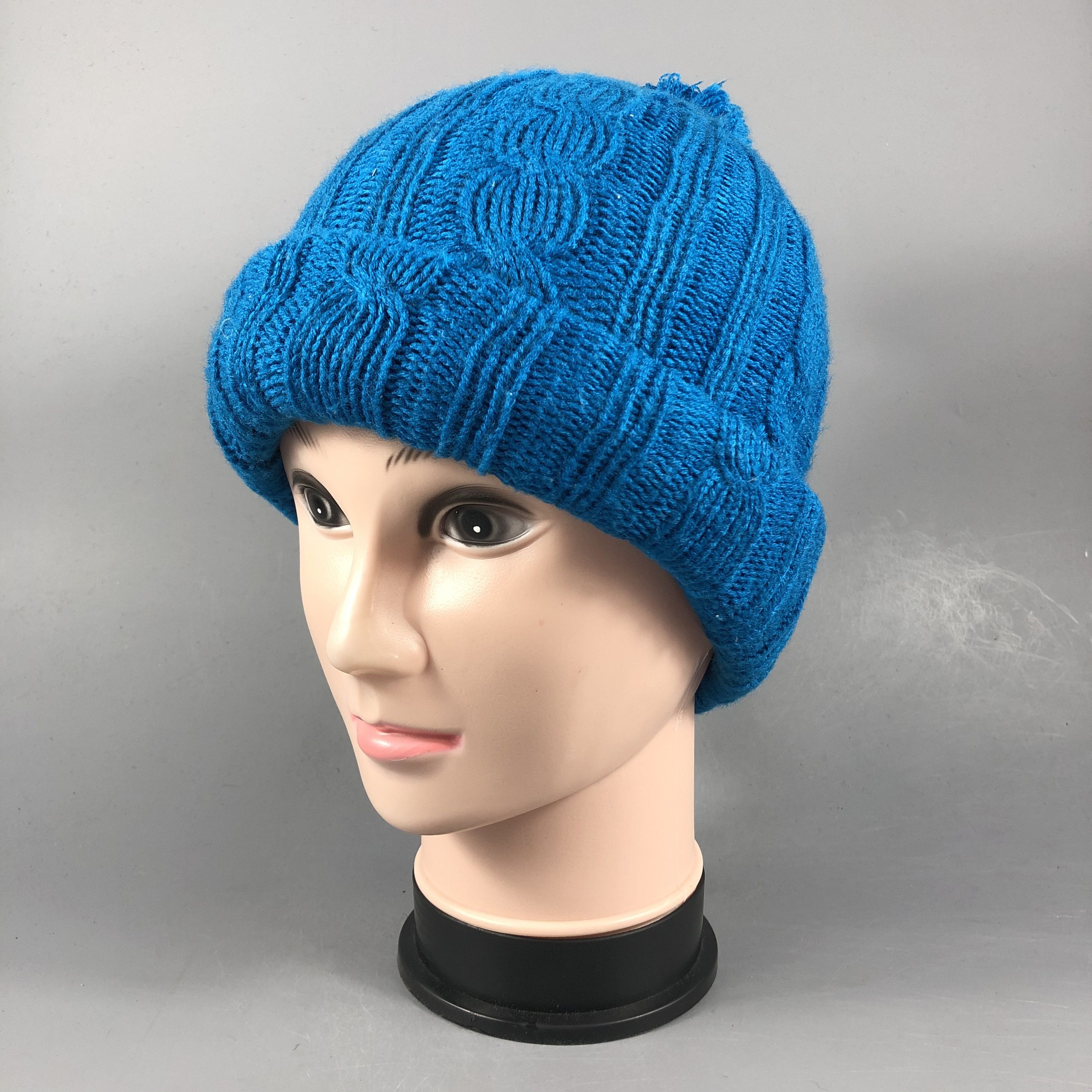 Japanese Brand Crochet Cable Knit Beanie Size ONE SIZE - 2 Thumbnail