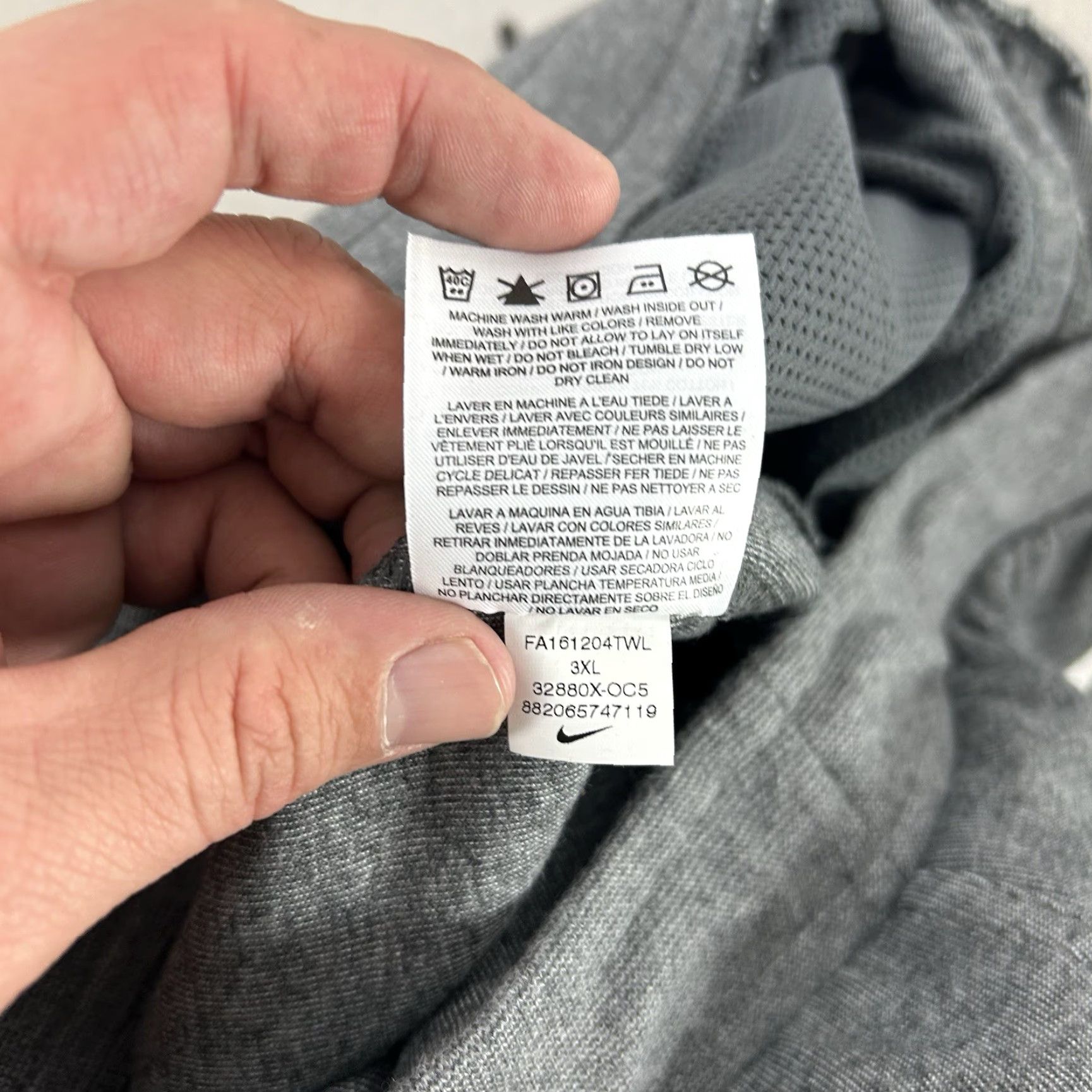 Nike Nike Sweatpants 3XL Oklahoma State Cowboys OSU Fleece Jogger Logo Ankle Sweatpants Mens Regular Inseam 29 in Gray Cotton Polyester Size US 39 - 6 Thumbnail