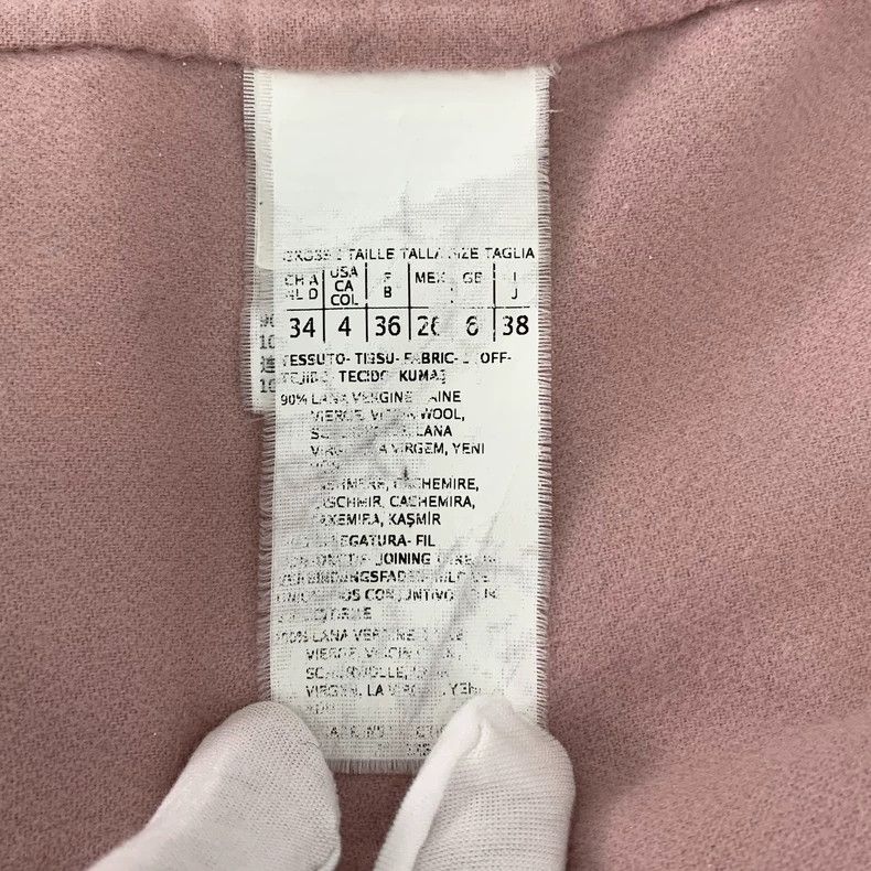 Max Mara Max Mara Pink Wool Hooded Belt Coat Size S / US 4 / IT 40 - 7 Thumbnail