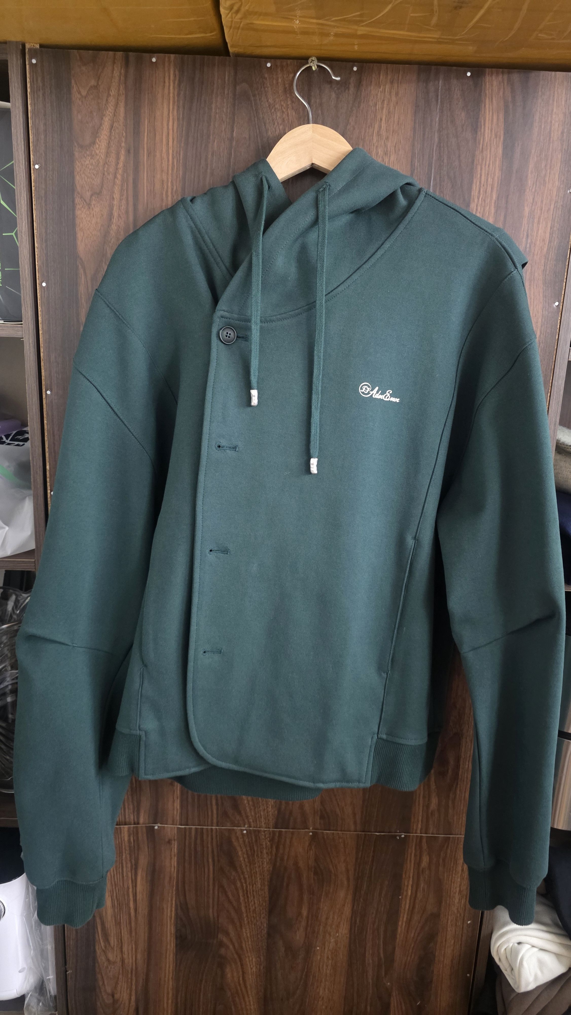 Ader Error Ader Error Green Fluic Hoodie Size US XL / EU 56 / 4 - 2 Thumbnail