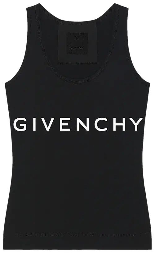 Givenchy o1srvl11e0725 Archetype Slim Fit Tank Top in Black Size XL / US 12-14 / IT 48-50 - 1 Preview