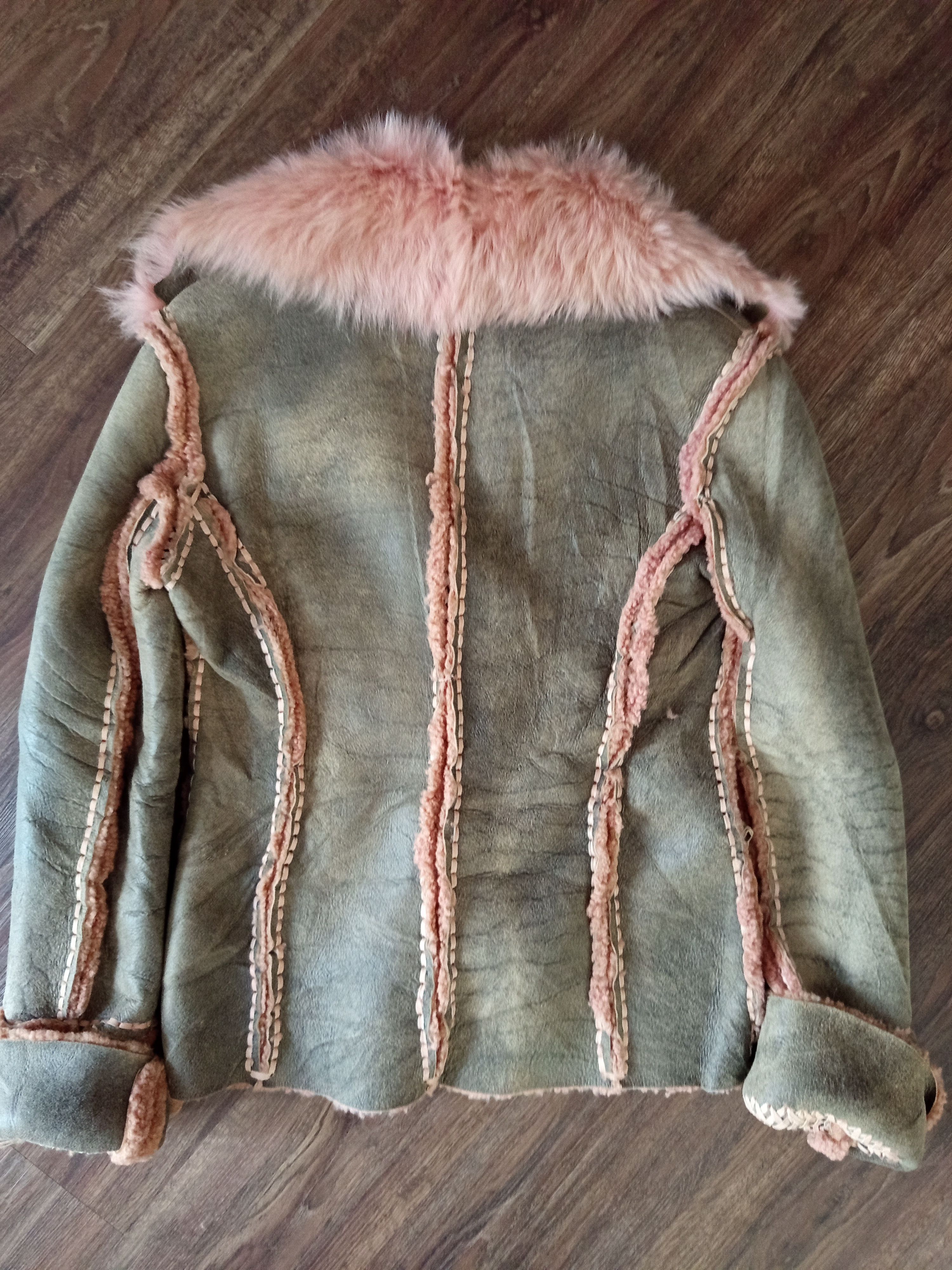Ermanno Scervino Y2K Ermanno Scervino Shearling Fur Collar Leather Jacket Size M / US 6-8 / IT 42-44 - 8 Thumbnail